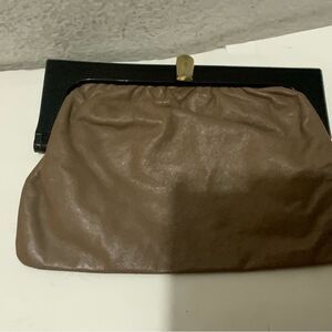 Vintage Miller and Rhoads Leather Clutch